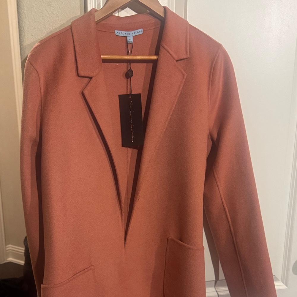 ANTONIO MELANI Orange Trench Coat
